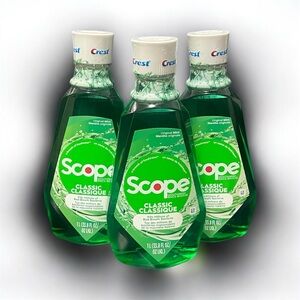 Crest Scope Classic Mouthwash Set - Refreshing Green sealed